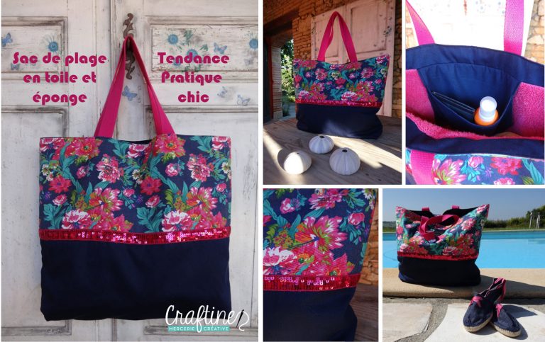 Cousons ensemble : Tuto sac de plage