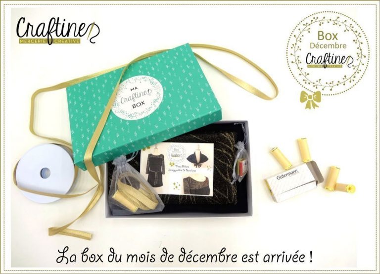 Craftine Box : La box du mois de décembre est arrivée
