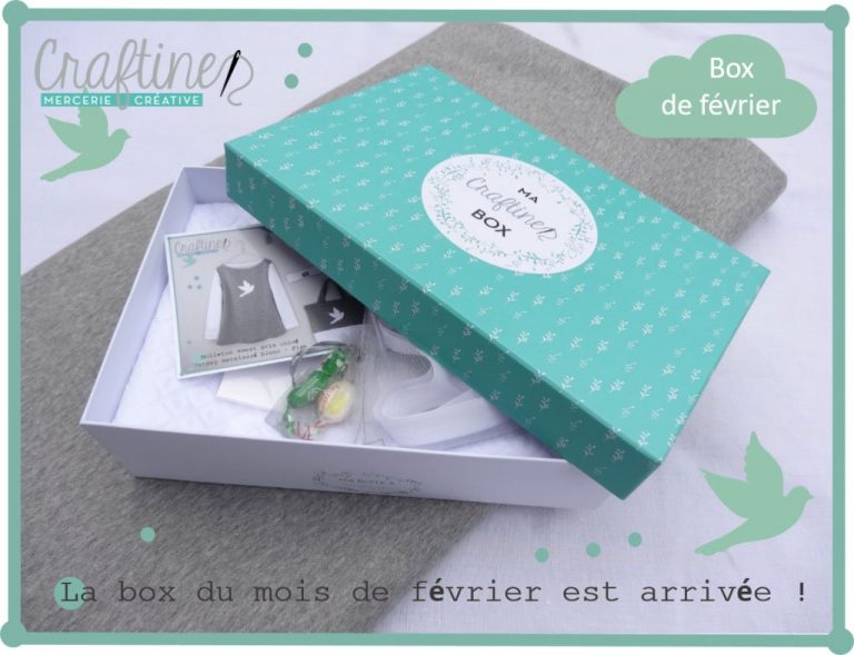 Craftine box : La box du mois de février est arrivée