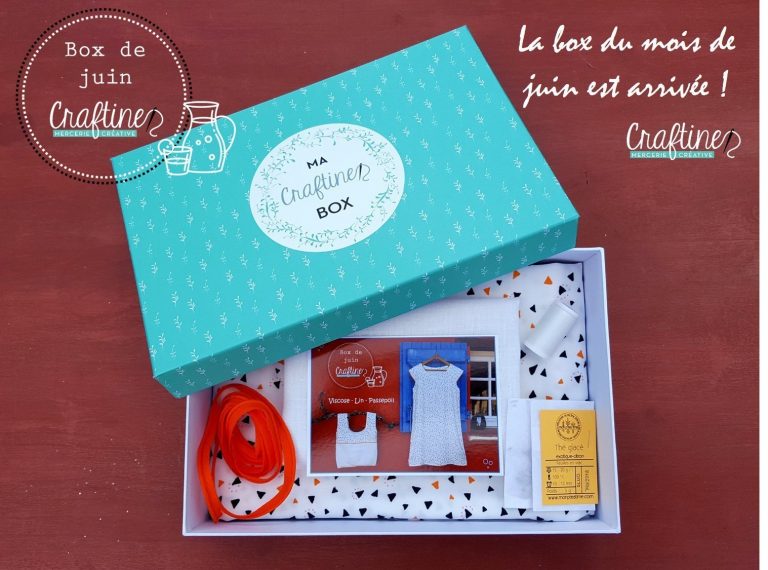 Craftine box : La box du mois de juin est arrivée