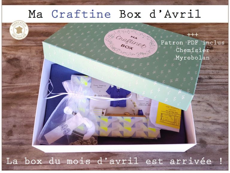 Craftine Box : La box du mois d’avril est arrivée !