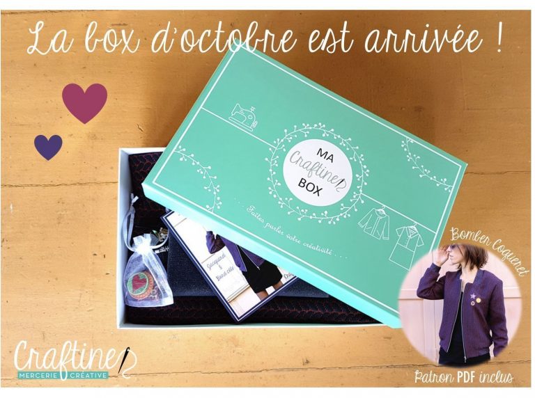 Craftine Box : la box du mois d’octobre est arrivée !