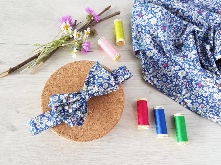 Tuto nœud papillon ajustable en Liberty